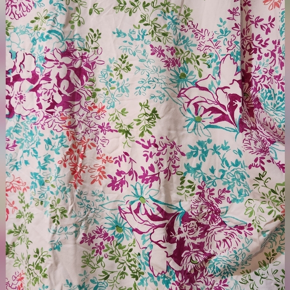 Women's Lands' End Long Sleeve Shirt Bathing Suit Cover Top, Size L/P - Picture 5 of 11